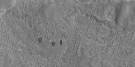 Brain terrain being formed, as seen by HiRISE under HiWish program Arrows point to locations where the brain terrain is starting to form.