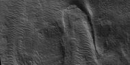 Tongue-shaped glacier, as seen by HiRISE under HiWish program Note: this is an enlargement of the previous image