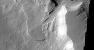 Delta in Ismenius Lacus quadrangle, as seen by THEMIS.