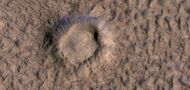 Ring mold crater, as seen by HiRISE under HiWish program This image was named HiRISE picture of the day.