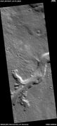 Channels, as seen by HiRISE under HiWish program The ends of the channels have shapes that suggest they were formed by the process of sapping.