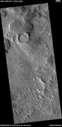 Wide view of dipping layers, as seen by HiRISE under HiWish program