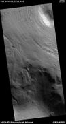 Wide view of tongue-shaped glacier and lineated valley fill, as seen by HiRISE under HiWish program