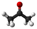 Skeletal formula of deuterated acetone