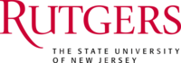 Rutgers University with the state university logo.svg