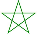 Pentagram green.svg