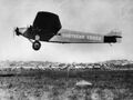 Fokker F.VIIb/3m landing in Brisbane in 1928 after making first crossing of the Pacific