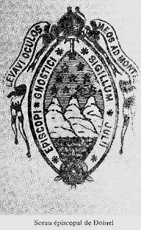 Sceau épiscopal de Doinel.png